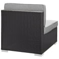 thumbnail image 3 of Gather Armless Outdoor Patio Sectional in Espresso Gray, 3 of 3