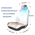 thumbnail image 3 of Balery Butterfly In Blossoms Zen Pattern Car Seat Cover - Soft & Breathable Front Premium Covers with Non-Slip Protector Fits Most Automotive, Vans, SUVs, Trucks - 1 Unit, 3 of 5