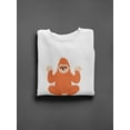 thumbnail image 3 of Bigfoot In Yoga Pose Sweatshirt Men -Image by Shutterstock, Male 4X-Large, 3 of 4