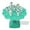 Mint Green #452, variant on Balance Tree Astronaut Board Game Educational Stacking, Parent Child Interaction Desktop Battle Game, STEM Learning Activity Gift Set Yellow