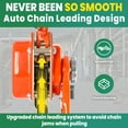 thumbnail image 3 of 3 Tons Chain Hoist with Weston Style Double-Pawl Brake, Hand Lever Chain Hoist, 360°Rotation Lift Lever Block Chain Hoist, for Garage, Factory, Dock (3 TON 20 FT), 3 of 8