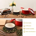 thumbnail image 6 of FREEAMG Leopard Round Trivets Pot Holders 2 Pcs, Heat Resistant Cotton Thread Weave Trivets for Hot Dishes, Cooking, Baking, Farmhouse, Kitchen Decor, 6 of 7