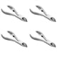 thumbnail image 1 of 4X CortaúñAs Profesionales para Pies y UñAs Cortadoras de Podantes Paroniquia Pinzas Podología Podología de Pie Inoxidable Herramientas para el Cuidado de los Pies, 1 of 5