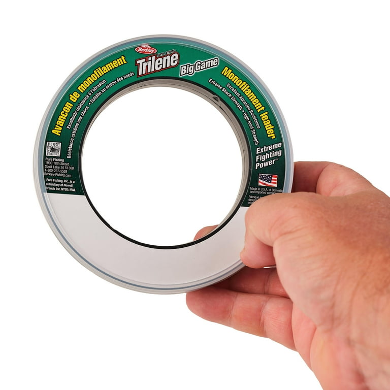 Sunline Big Game Shock Leader 330 Lb 50m – Bas De Ligne Nylon Résistant 1,66 Mm