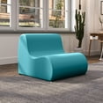 thumbnail image 4 of Jaxx Midtown Large Classroom Soft Foam Chair - Premium Vinyl Cover, Turquoise, 4 of 6