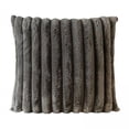 thumbnail image 1 of Funda de almohada,funda de almohada de felpa 16x16 a rayas suaves,Funda de almohada decorativa para cama sofá sofá,funda de almohada para dormitorio sala de estar interior,funda de almohada, 1 of 8