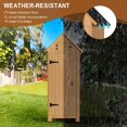 thumbnail image 5 of DEORAB Wooden Garden Storage Shed Pitched Asphalt Roof, 70" Height, Wood, 5 of 7