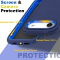 thumbnail image 3 of For Apple iPhone Air Case Shockproof Dust/Drop Proof 3 in 1 Full Body Rugged Heavy Duty Durable Cover Blue, 3 of 5