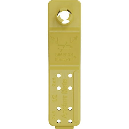 

Simpson Strong-Tie AnchorMate 1/2 In. Dia. Yellow Anchor Bolt Holder (100-Count)