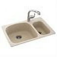 thumbnail image 2 of Swanstone KS03322LS Double Basin Drop In/Undermount Kitchen Sink, 2 of 2