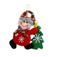 thumbnail image 2 of Diceymbol Christmas Fabric Pendant Small Doll Cloth Tree Hanging Ornament Decor, 2 of 6