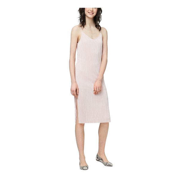 Aeropostale Vestido acampanado arrugado para mujer, rosa, extra pequeño