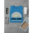 thumbnail image 3 of Still Rise Retro Grunge Rainbow T-Shirt Men -Image by Shutterstock, Male 3X-Large, 3 of 4