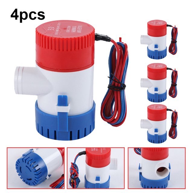 Bomba Achique Interruptor Semiautomático Bomba Sumergible Pequeña Eléctrica Bomba Achique Marina 1100 Galones (12v)