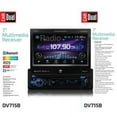 Dual DV715B DVD receiver display 7" touch screen indash unit