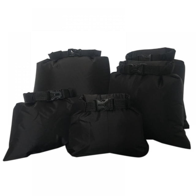 5 Pcs Sac Étanche Étanche Sac de Rangement à Boutons pour Plage Extérieure Sac de Voyage Dérive Natation Plongée en Apnée Accessoires