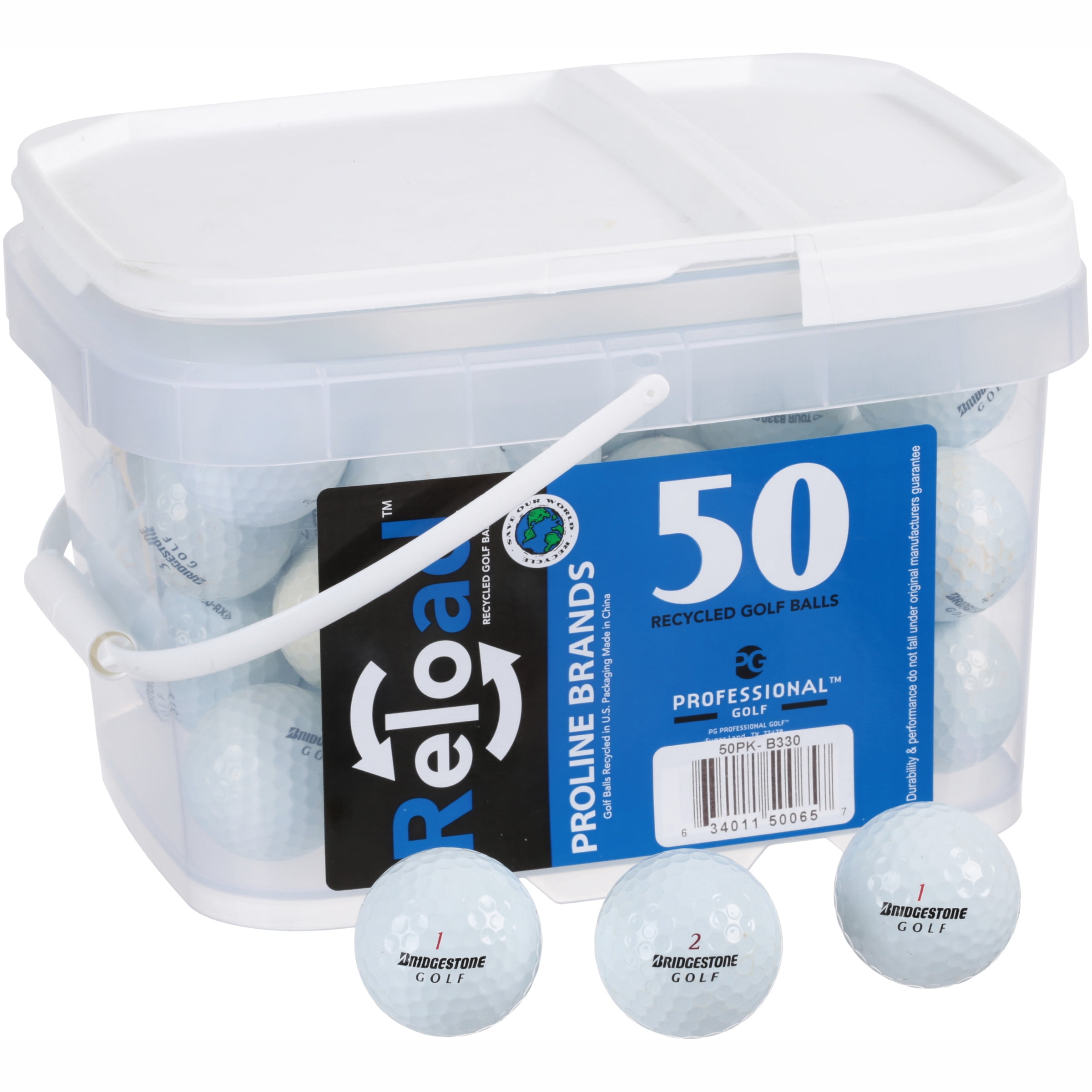 Reload Golf Balls, Used, 50 Pack