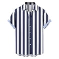 thumbnail image 7 of Timoontee Men's Short Sleeve Printed T Shirt Breathable Fabric Moisture Wicking V Neck Crew Neck Great For Multiple Quick Dry Blue XXXXXL, 7 of 7