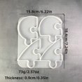 thumbnail image 5 of AOOOWER Unique Heart Puzzle Coaster Mold Functional Heart Coaster Mold Unique Placemat Mold For Individualized Gift Making, 5 of 8