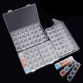 thumbnail image 1 of Caja de almacenamiento Kulannder 28 cuadrículas Paquete de 3 cajas de pintura con diamantes, 1 of 8
