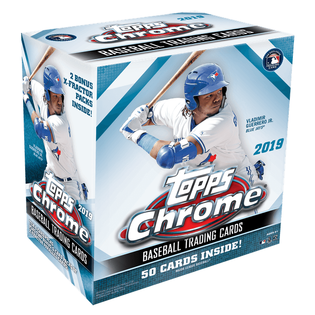 2019 Topps Chrome Baseball Mega Box 10 packs 2 Exclusive Parallel