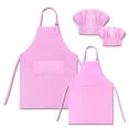 thumbnail image 1 of TOPTIE Cotton Canvas Kid & Parent Cooking Aprons and Chef Hat Set, 1 of 7