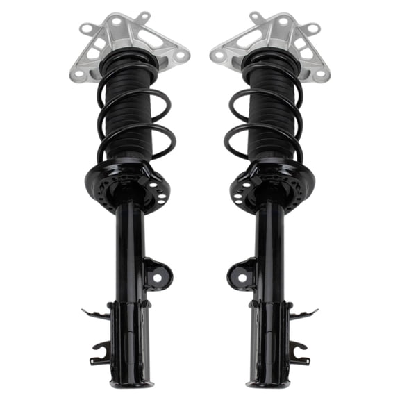 TRQ Rear Strut & Coil Spring Assembly Set Driver & Passenger Sides Fits Select 15-18 Jeep Renegade