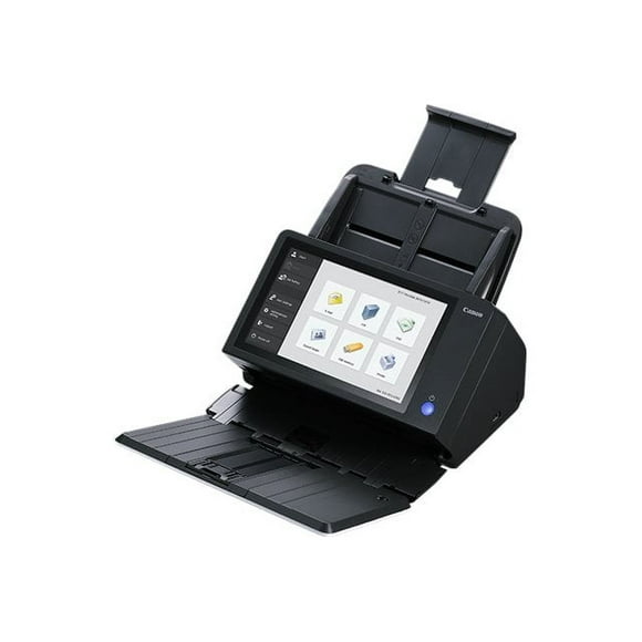 Canon imageFORMULA ScanFront 400 Networked - Document scanner - Contact Image Sensor (CIS) - Duplex - Ledger - 600 dpi - up to 45 ppm (mono) / up to 45 ppm (color) - ADF (60 sheets) - up to 6000 scans per day - USB 2.0, Gigabit LAN