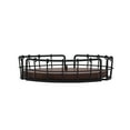thumbnail image 6 of Pfaltzgraff Anvil Metal Wire Cage Condiment Table Caddy, Black, 6 of 11