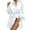 White A, variant on Wyongtao Women's Satin Robe Valentines Lingerie for Women Kimono Bathrobe Short Ruffle Belted Robes Bridesmaids Sleepwear,White L