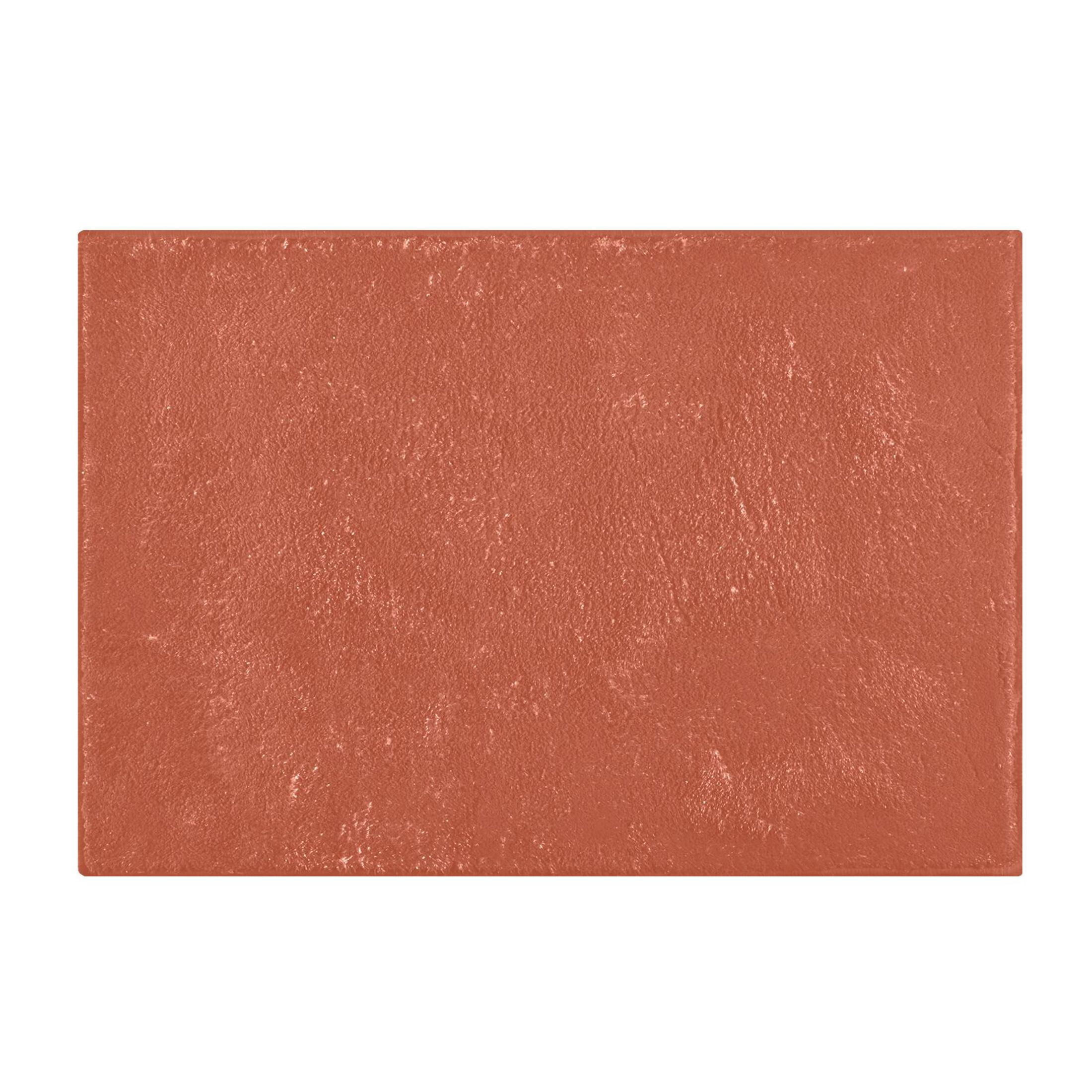 Toilet Rug Set Non-Slip Bathroom Rugs Soft Plush Machine Washable Contour Bath Mat Rust Red 24x20/24x16