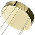 thumbnail image 5 of VONN Amalfi 5-Light ETL Certified Integrated LED Aluminum Chandelier - Gold, 5 of 10