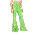 thumbnail image 2 of KAUOD Girls Sequins Flare Pants School Dance Wide Leg Bell-Bottom Pants Kids Toddler Glitter Elastic Waist School Trousers, 2 of 4