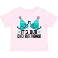 thumbnail image 3 of Inktastic 2nd Birthday Twins Party Boys or Girls Toddler T-Shirt, 3 of 5