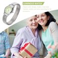thumbnail image 4 of OUNONA Digital Casual Con Elástica Plateada Para Ancianos Clásico Y Luminiscente, 4 of 6
