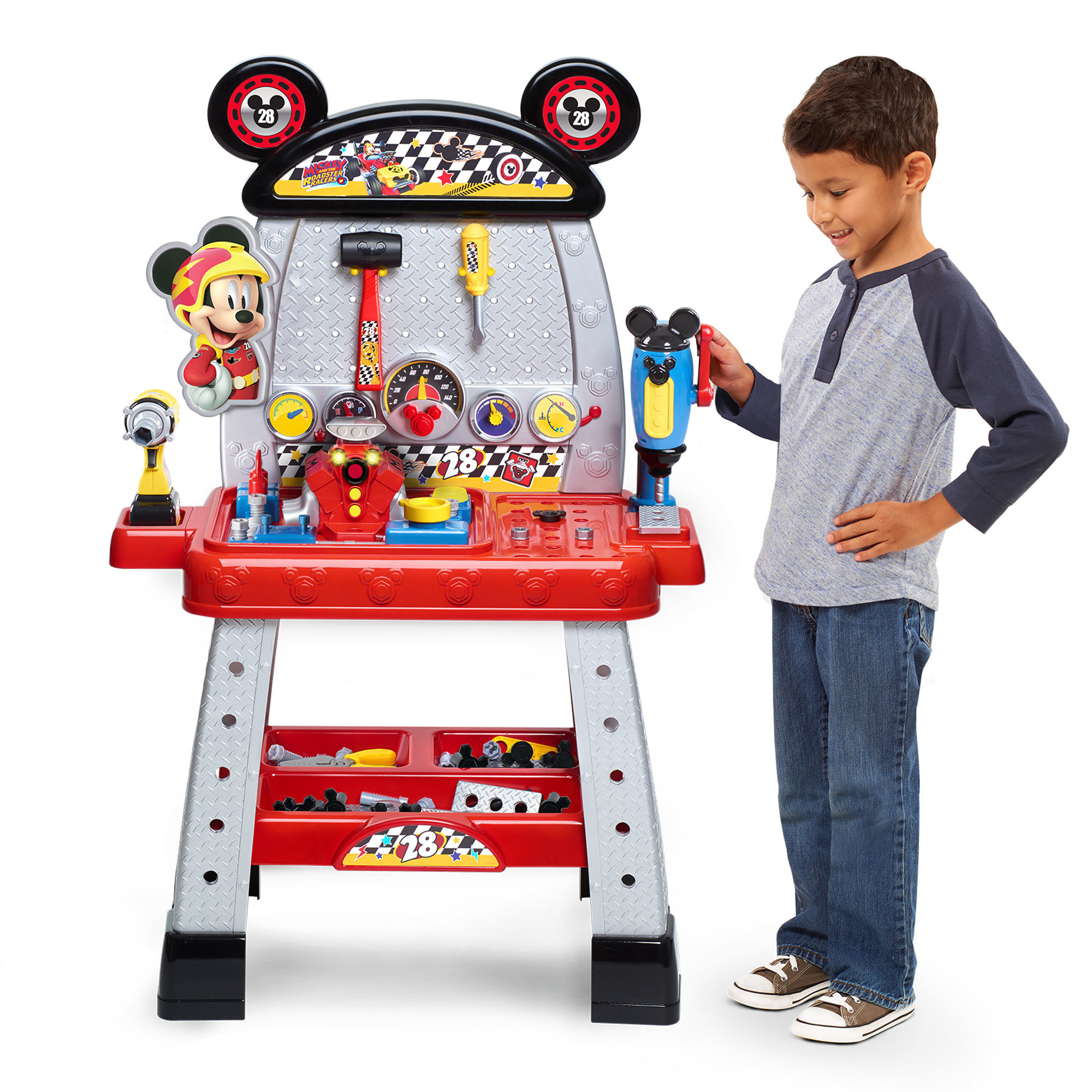 Mickey and the Roadster Racers Pit Crew Workbench, Officially Licensed Kids Toys for Ages 3 Up, Gifts and Presents - image 4 of 4