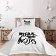 thumbnail image 3 of Ambesonne Romantic Quilted Bedspread Set 2 Pcs, I Love Your Kisses, Twin Size, Black White, 3 of 6