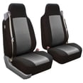 thumbnail image 2 of FH Group Built-In Seatbelt Cloth Seat Covers Fit For Car Truck SUV Van - Full Set, 2 of 4