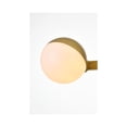 thumbnail image 5 of Living District Majesty 4-Light Metal Bath Sconce in Brass/Frosted White, 5 of 6