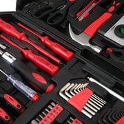 799pcs Aluminum Trolley Case Tool Set, Tool Box With Mechanic Travel Tool Kit Wrenches Socket Trolley Standard Metric Hand Tool Kit With Case Box Organize Castors Trolley, Adjustable Wrench, Pliers