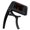 Black, variant on 2-in-1 Guitar Tuner Capo Combo Clip-On Chromatic Tuner With LCD Display Zinc Alloy Capo For Acoustic Electric Guitar Bass Ukulele