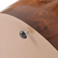 thumbnail image 5 of Christopher Knight Home 31.5" Round Coffee Table with Thick Top, Pedestal Base, Walnut, 5 of 9