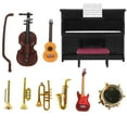thumbnail image 1 of 1 juego de accesorios para instrumentos de casa de muñecas, decoración de instrumentos de casa de muñecas, miniescenas, accesorios de diseño, 1 of 6