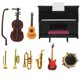 thumbnail image 1 of WORGEOUS 1 Juego de accesorios de instrumento para casa de muñecas, decoración de instrumentos para casa de muñecas, accesorios de diseño de Mini escenas, 1 of 8