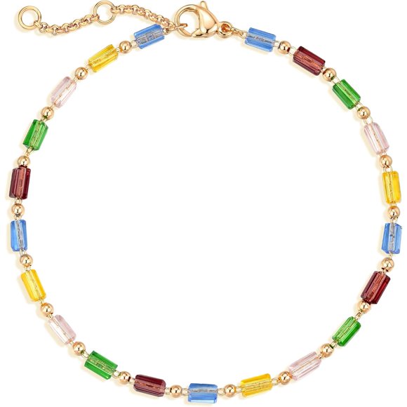 Gold Chain Bracelet For Women 14K Gold Plated Dainty Bracelets With Adjustable Chain Cute Bracelet Gold Trendy Jewelry[J3423]