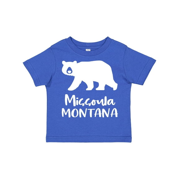 Inktastic Missoula, Montana White Bear Silhouette Boys or Girls Toddler T-Shirt