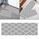 thumbnail image 4 of Alfombra de cocina antifatiga acolchada para cocina, impermeable y antideslizante Gris 150x45cm, 4 of 8