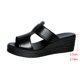 thumbnail image 4 of Mujeres Más Tamaño Vestidos de Verano Doble Correa Cuña Tacón Sandalias Casual Versátil Aumento de la Altura Zapatos Primavera, 4 of 9