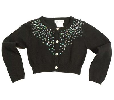 Black sequin cardigan Outlet