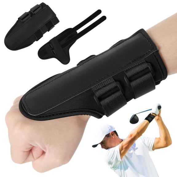 Golf Wrist Trainer Swing Aid, Professional Wrist Hinge Position Corrector, Muscle Memory Alignment Tool for Beginners(Wrist strap)